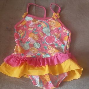 🏖 Colorful Kids Swimwear with Fruit Print
